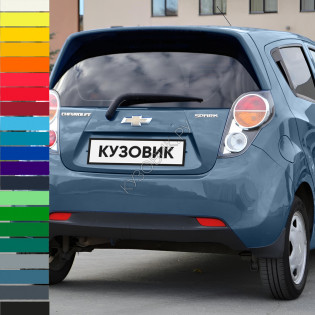 Бампер задний в цвет кузова Chevrolet Spark 3 M300 (2010-2016)