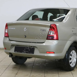 Бампер задний в цвет кузова Renault Logan 1 (2009-2015) фаза 2 рестайлинг